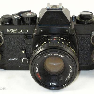 Sears Vintage KS500 35mm Camera with 50mm Lens