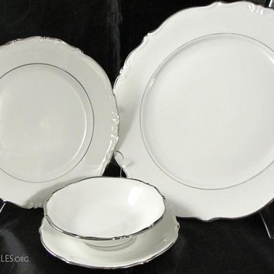 Bavaria Germany China: Dinner Plates (14), Salad Plates (19), Bread & Butter Plates (20) and Dessert/Berry Bowls (20)