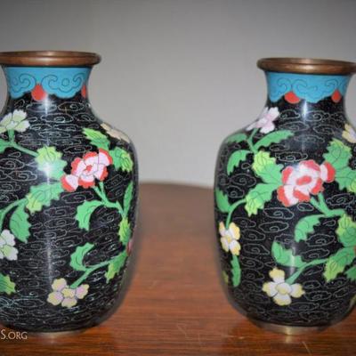 Cloisonne Vases