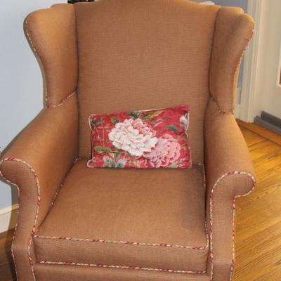 *** PAIR OF WING CHAIRS ***