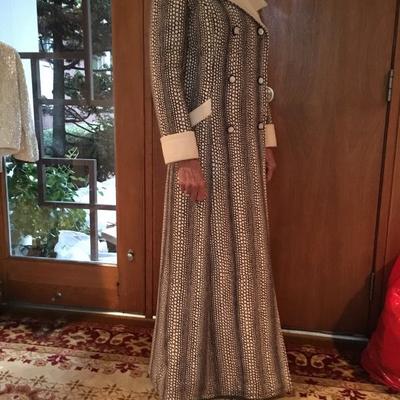 Elegant full length Italian designed coat
