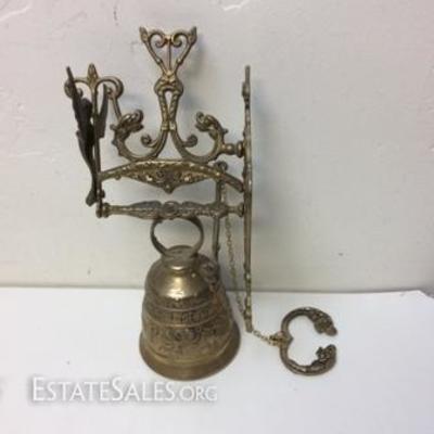 Vintage Monastery Angel Brass Bell