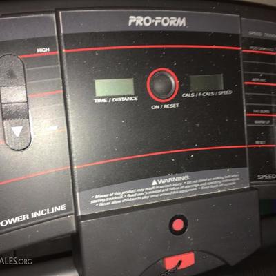 Pro-Form treadmill
