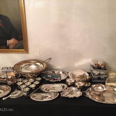 Silver Plate Service Pieces