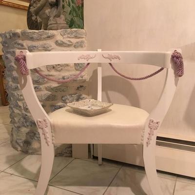 Custom Made Chair with Rope Accent 