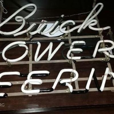 Neon Buick sign