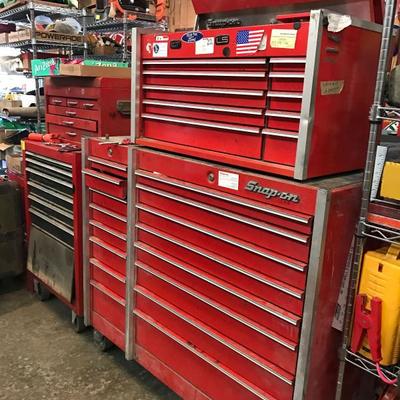 Snap on and Waterloo Tool Boxes