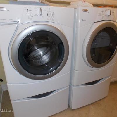 Whirlpool duet washer and dryer