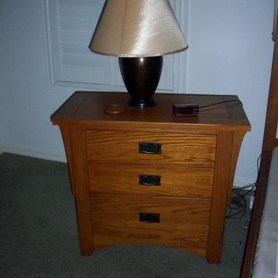 Vaughan - Bassett Furniture Co. Mission style Night stand(s); 1 of 2