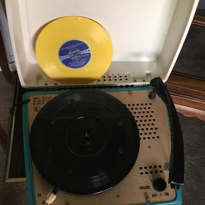 Vintage record player 