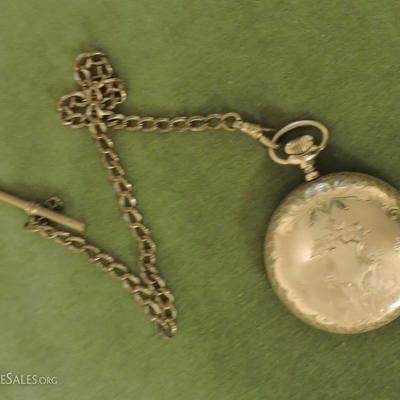 Antique Gold filled pocket watch