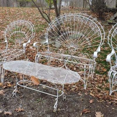 Elegant Wire Garden Furniture