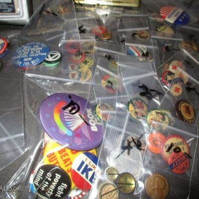 PIN BACK BUTTONS