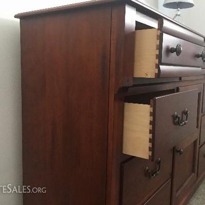 Dresser by Bob Timberlake/Lexington Home Trends, 9 drawer, 1 door, 4ft tall by 5ft wide by 4ft deep 
