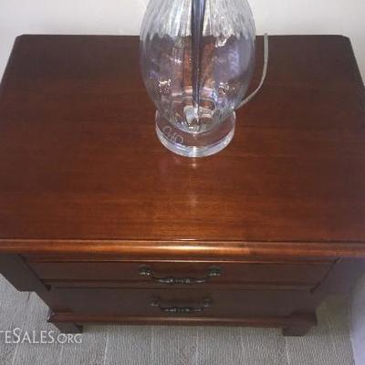 Nightstand by Bob Timberlake/Lexington Home Trends, 2 drawers
Lamp not included
