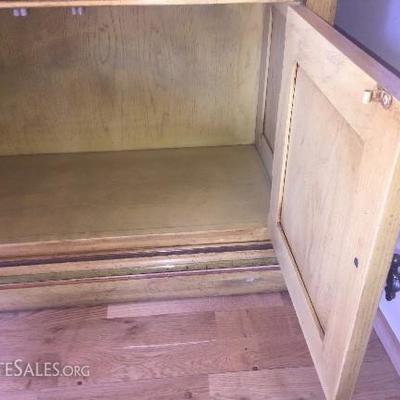 Wood & Glass Curio Display Cabinet 6ft x 2 ft with 4 doors and glass shelfs
