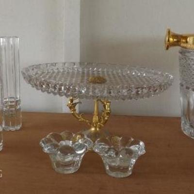 ADK022 Glass Ice Bucket, Cake Stand, Vases and More!
