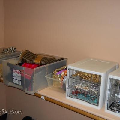 Contemporary jewelry bought at Neiman  and other high end store also wonder belts .Lots of glitz