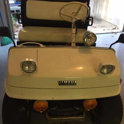 Yamaha Utility Golf Cart w/dump bed. Condition Unknown