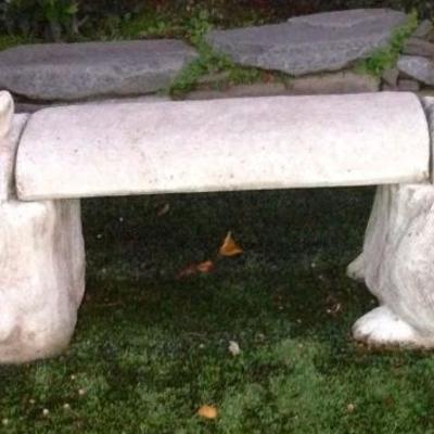 Unique, Whimsical Bunny Bench