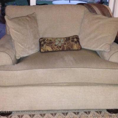 ETHAN ALLEN Sofa and matching Extra Large Chair