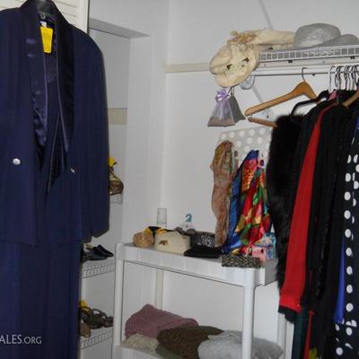 clothing to include vintage and designer, shoes, purses, etc.