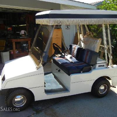 Gas powered golf cart