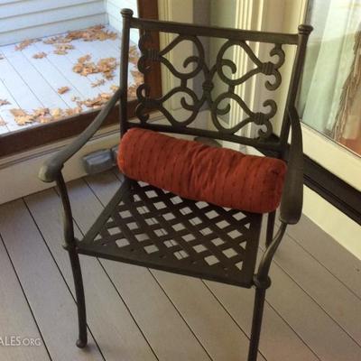 6 Wrought Iron Chairs