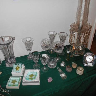 Great crystal including Swarovski and Baccarat items
