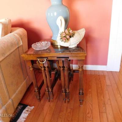 End table with bonus end tables