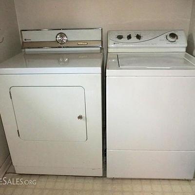 Older Maytag washer and dryer