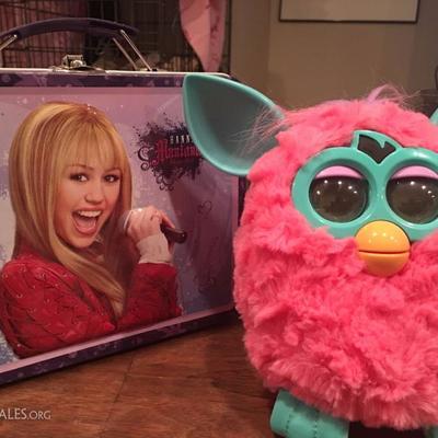 Furby and Hannah Montana