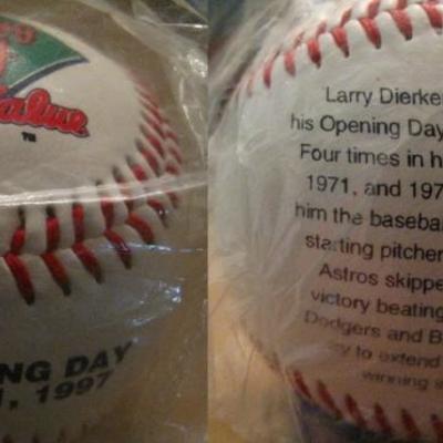 Astros Opening Day April 1, 1997 True Value Baseball