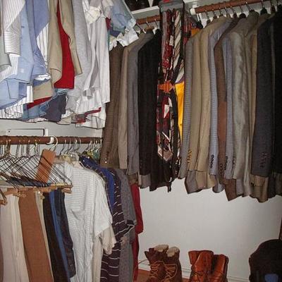 Men's Closet: Slacks, Shirts, Jackets & Ties