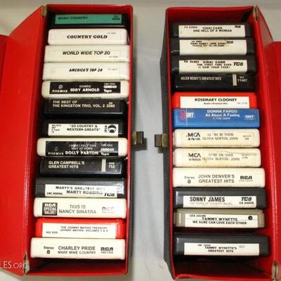 A collection of 8 Track Tapes