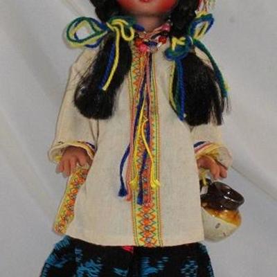 Vintage Mexico Ethnic Dressed Doll 