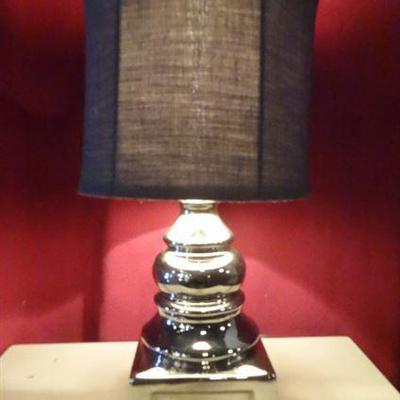 MODERN CHROME TABLE LAMP