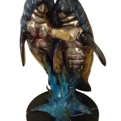 LARGE PATINATED BRONZE SCULPTURE AT A FRACTION OF GALLERY PRICES!