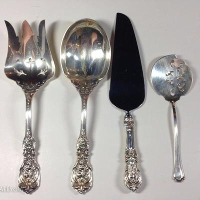 REED AND BARTON STERLING SILVER SERVING FLATWARE