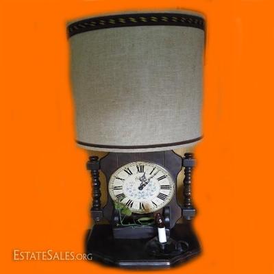Solid Clock and Lamp
$30