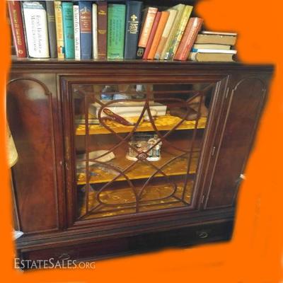 Classic Glass Front Bookcase
$125