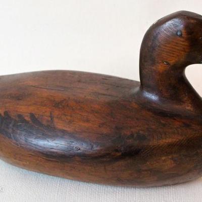 antique decorative duck decoy