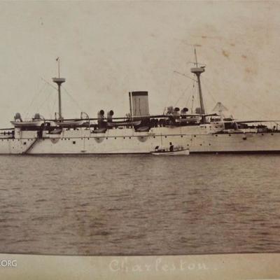 protected cruiser Charleston - C.S. Williams was watch officer from 1892-1896