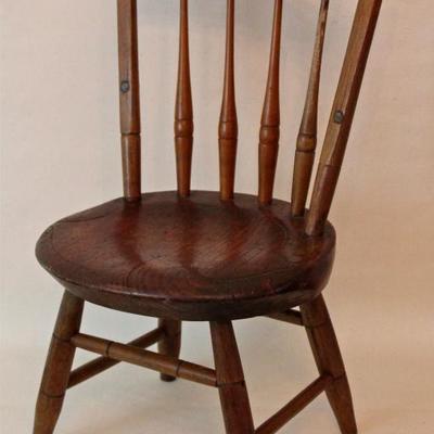 antique child's Windsor chair