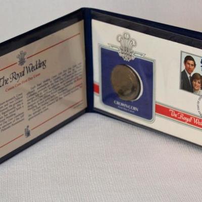 Royal Wedding album with coin - Prince Charles & Princess Diana