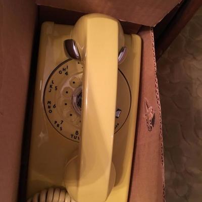 new old-stock Western Electric rotary wall phone