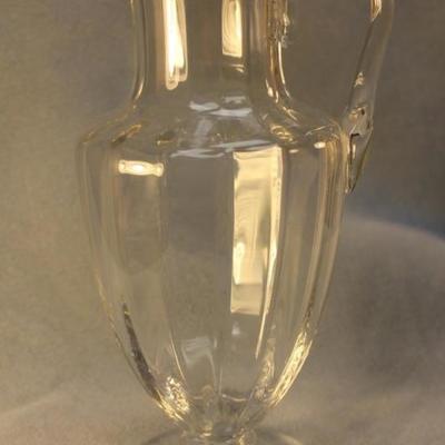 Baccarat crystal pitcher.
