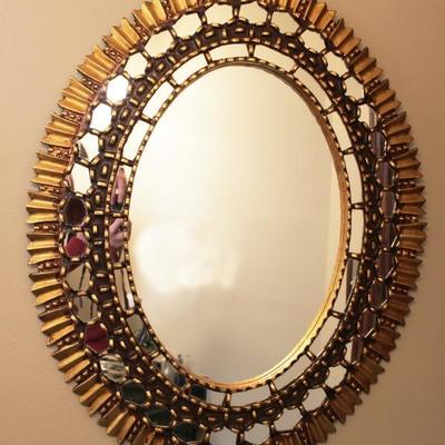 Oval mirror
