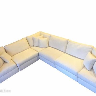 NEW ROWE FURNITURE 8 PC SECTIONAL SOFA, TAGS STILL ATTACHED, IMMACULATE