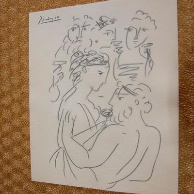 Picasso, Owner has authenticity papers,  asking $60,000.00